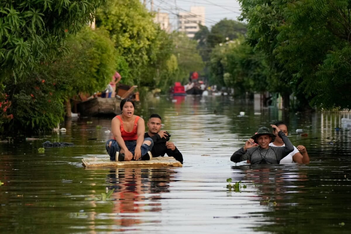 Inundações no norte da Colômbia