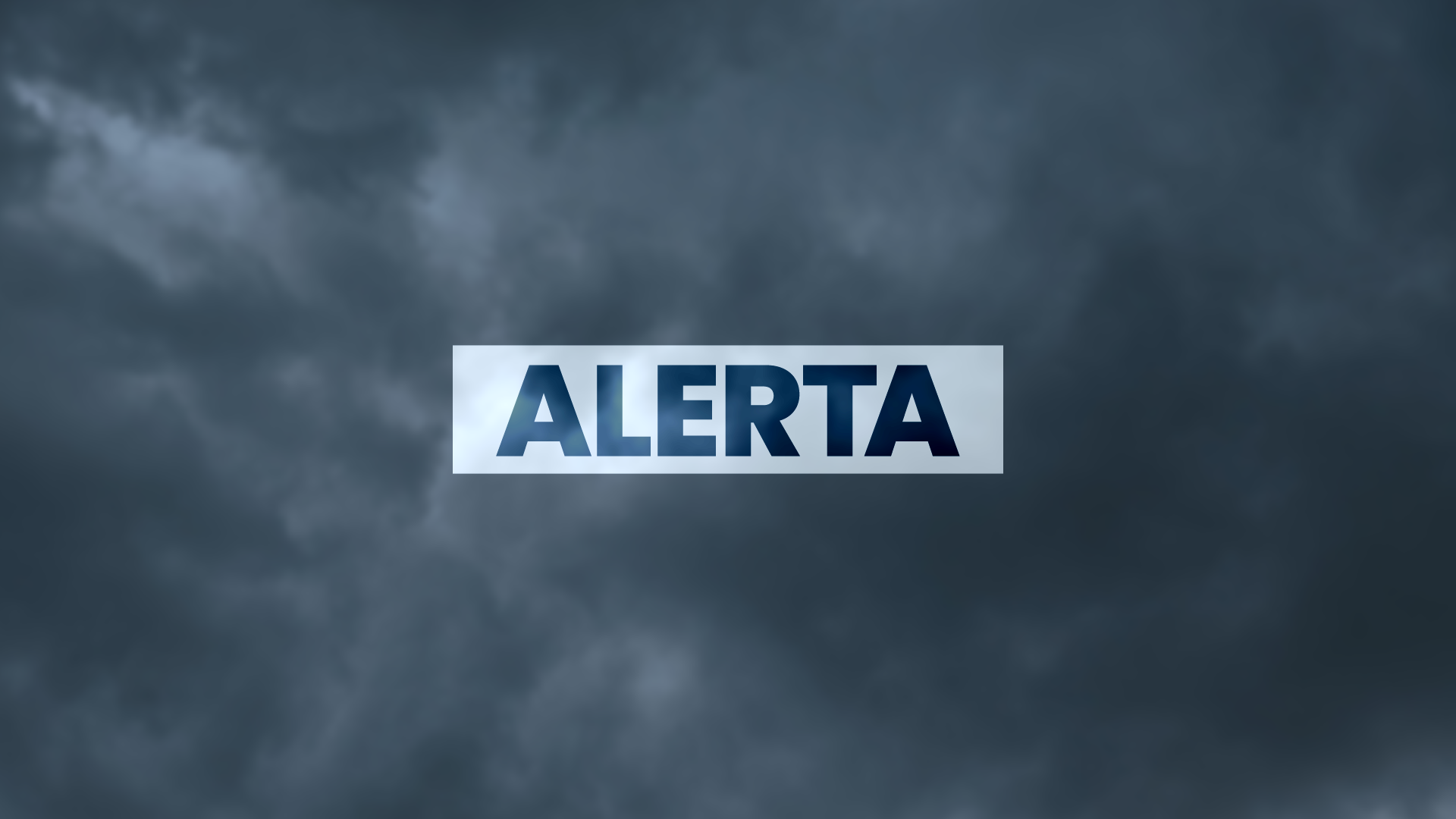 Alerta de temporal da Defesa Civil de Santa Catarina