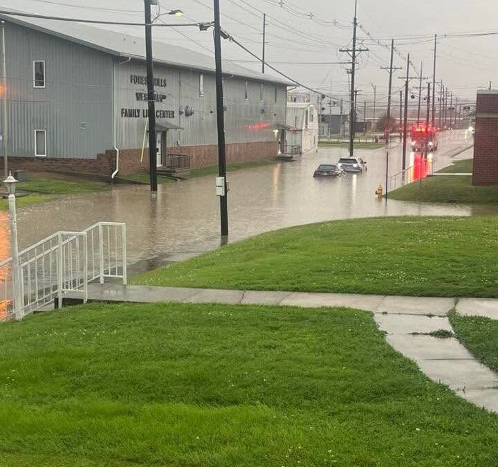 305 mm em quatro dias: o maior volume de chuva em Evansville (EUA) desde 1996
