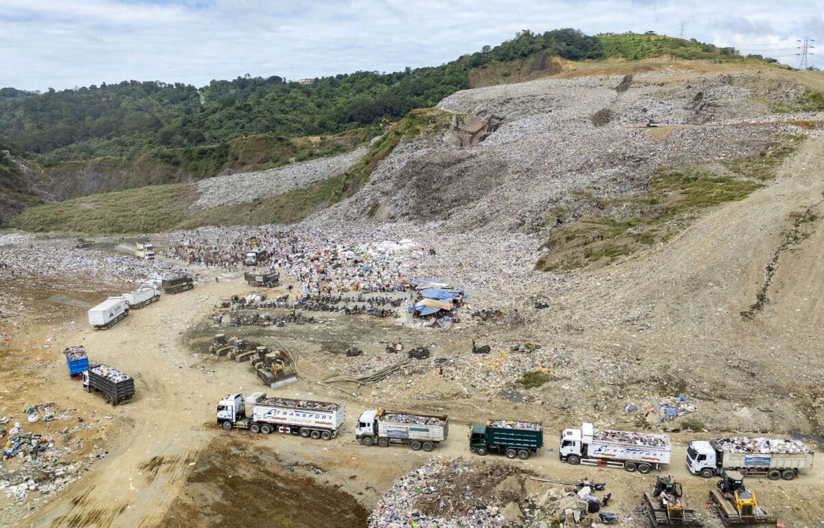 Aterro Sanitário Provincial de Rizal, nas Filipinas, onde ocorreu o deslizamento