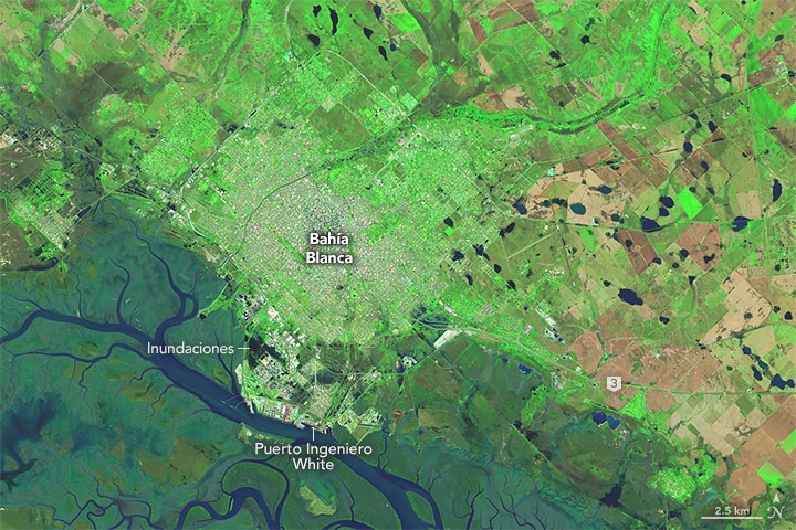 Bahía Blanca sob a maior chuva de sua história: 290mm em 12 horas matam 16 e levam Milei a anunciar fundo de emergência