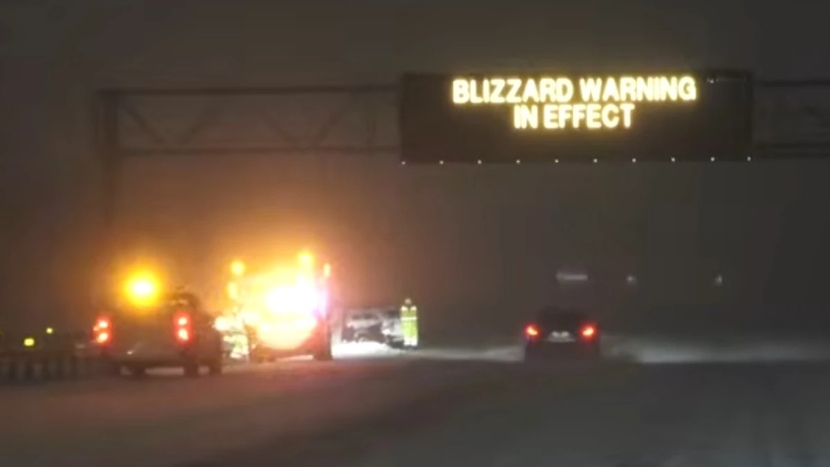 Nevasca causa condições perigosas de direção em Twin Cities, Minnesota