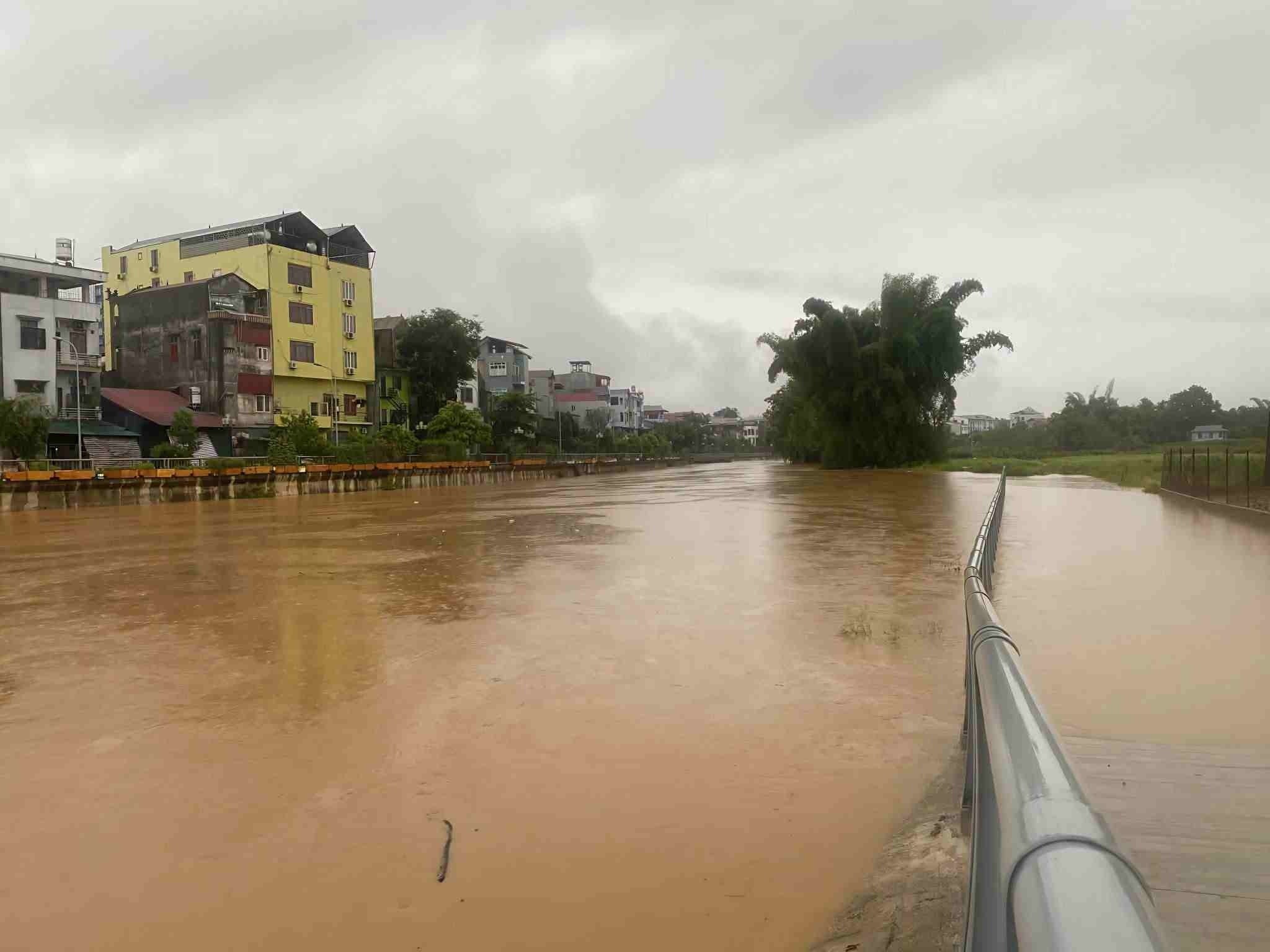 Área alagada na comuna de Hoa An, Cao Bang, Vietnã