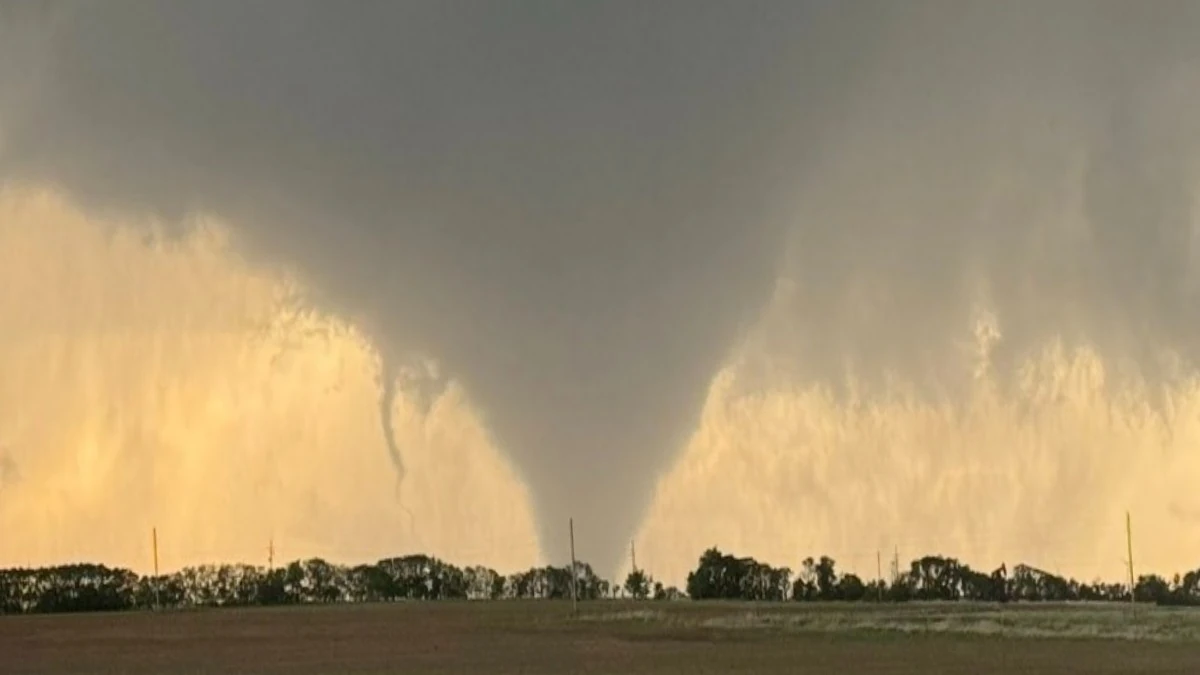 Tornado a oeste de Braman, Oklahoma